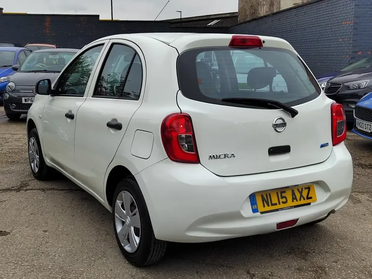 Second-hand Nissan Micra Visia 79 CP (58 kW) 2015 Alb Hatchback