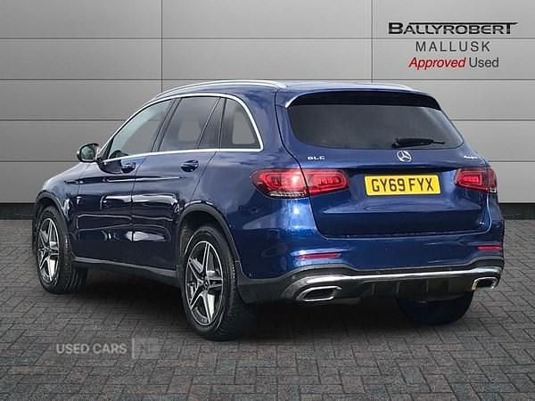 Used Mercedes GLC220 AMG line 194 HP (142 kW) 2019 Blue Estate