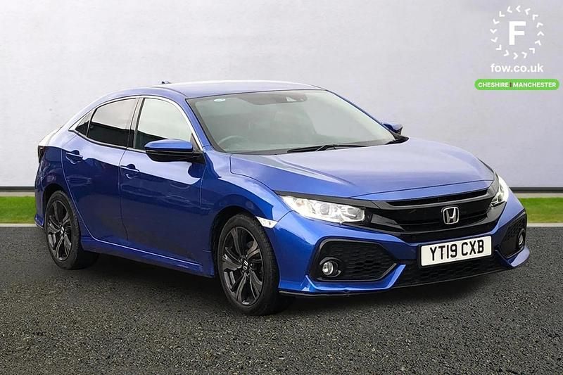 Used Honda Civic SR 2019 Blue Hatchback