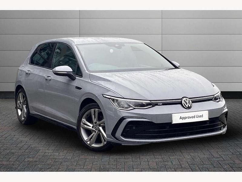 Grey Used 2022 VW Golf VIII R-line Hatchback | £18,895 (Fair price) - Image 1/4