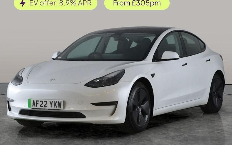 Used Tesla Model 3 Long Range AWD 366 kW (498 HP) 2022 White Sedan