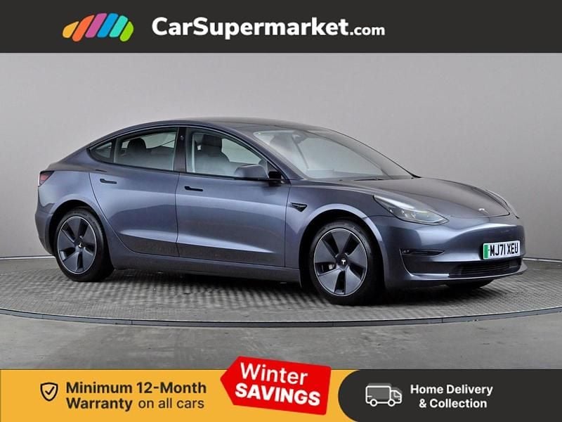 Grey Used 2021 Tesla Model 3 Long Range AWD Sedan | £18,797 (Fair price) - Image 1/3