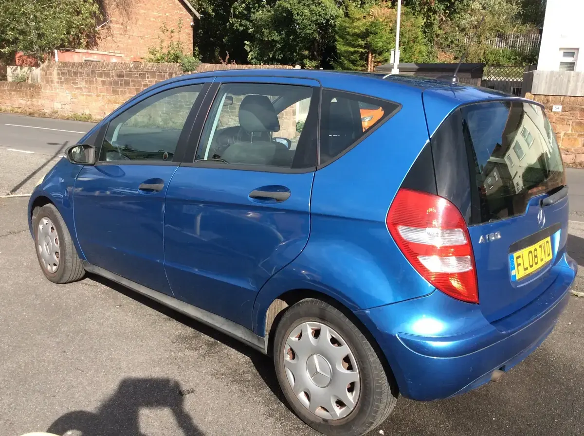 Used Mercedes A150 Classic 95 HP (69 kW) 2008 Blue Hatchback