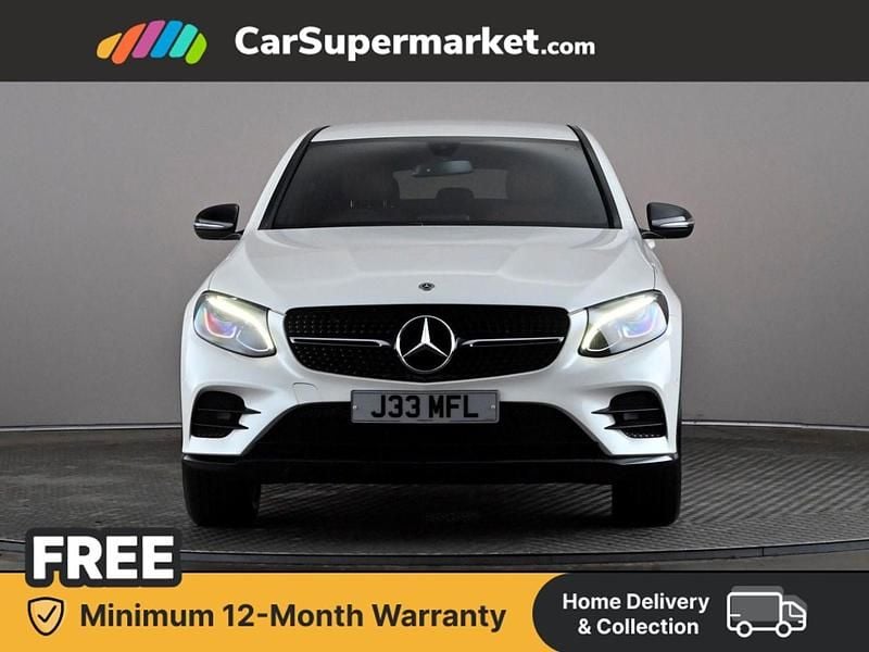 Used Mercedes GLC220 AMG line 2017 White Coupe