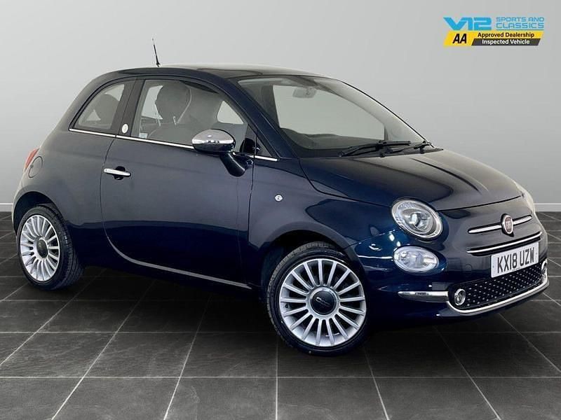 Blue Used 2017 Fiat 500 Mirror Hatchback | £7,595 (Fair price) - Image 1/2