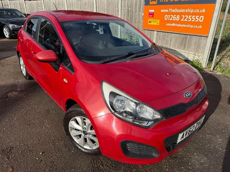 Red Used 2012 Kia Rio Air Hatchback | £2,490 (Expensive) - Image 1/4