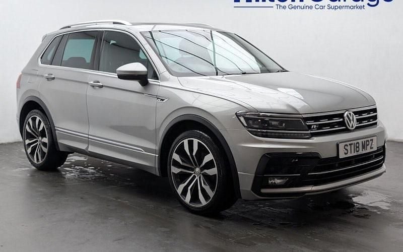 Used VW Tiguan R-line 150 HP (110 kW) 2018 Silver SUV