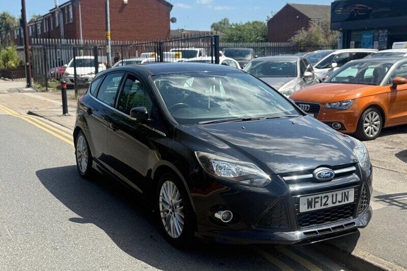 Black Used 2012 Ford Focus Zetec Hatchback | £3,499 (Fair price) - Image 1/1