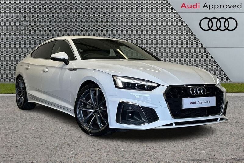 White Used 2023 Audi A5 Sportback S-Line Hatchback | £28,871 (Fair price) - Image 1/3