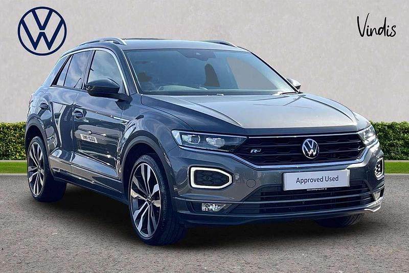 Grey Used 2020 VW T-Roc R-line SUV | £17,900 (Good price) - Image 1/3