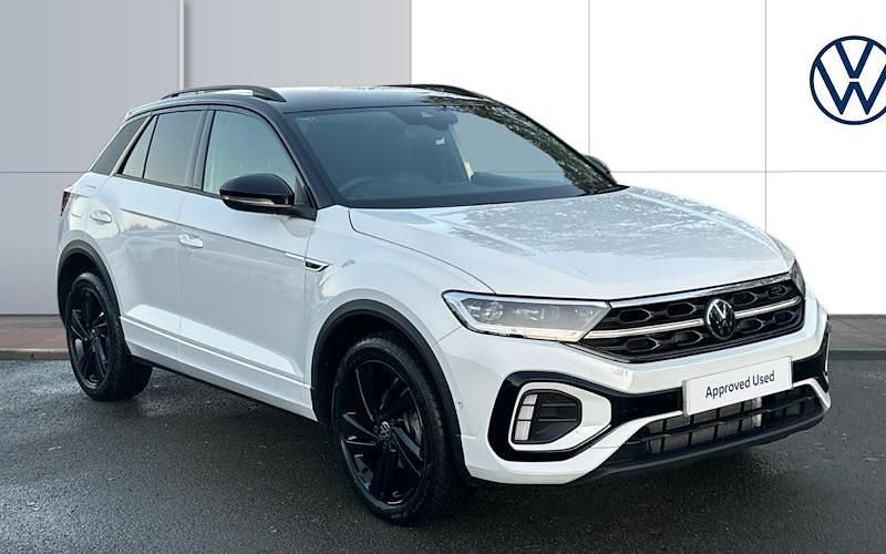 White Used 2025 VW T-Roc Black Edition SUV | £27,772 (Expensive) - Image 1/4