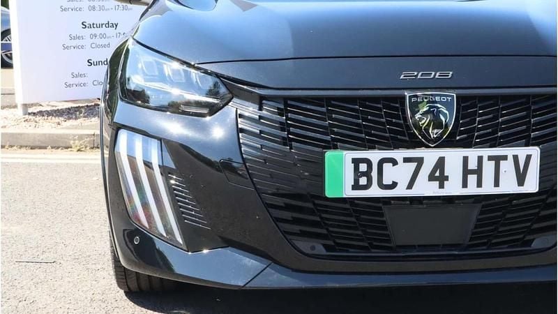 Used Peugeot e-208 GT 113 kW (154 HP) 2025 Black Hatchback