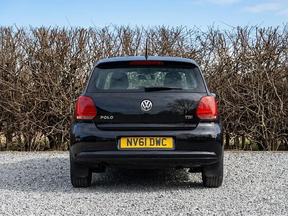 Used VW Polo Match 75 HP (55 kW) 2011 Black Hatchback