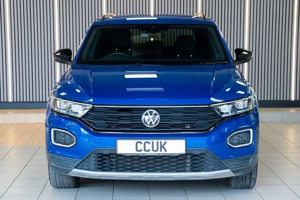Used VW T-Roc Black Edition 150 HP (110 kW) 2021 Blue SUV