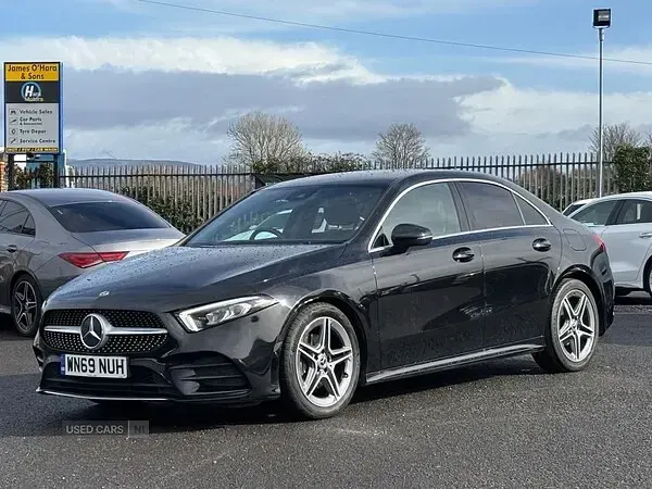 Used Mercedes A180 AMG line 116 HP (85 kW) 2019 Black Sedan