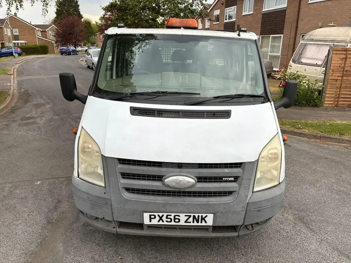 Used Ford Transit 100 HP (73 kW) 2006 White Cabriolet