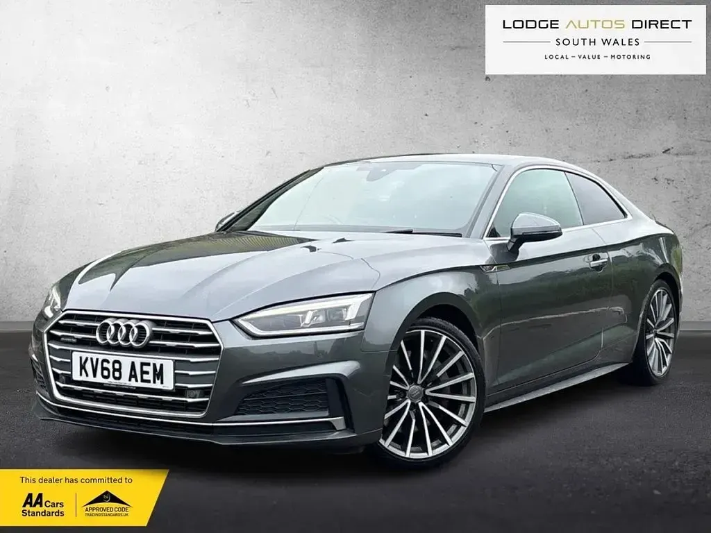 Used Audi A5 S-Line 286 HP (210 kW) 2018 Grey Coupe