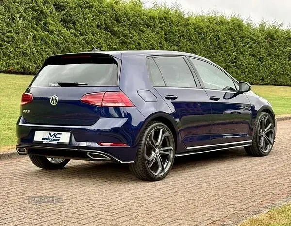 Used VW Golf VII R-line 150 HP (110 kW) 2019 Blue Hatchback