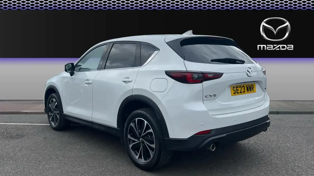 Used Mazda CX-5 Exclusive-Line 165 HP (121 kW) 2023 Special metallic  rhodium white SUV