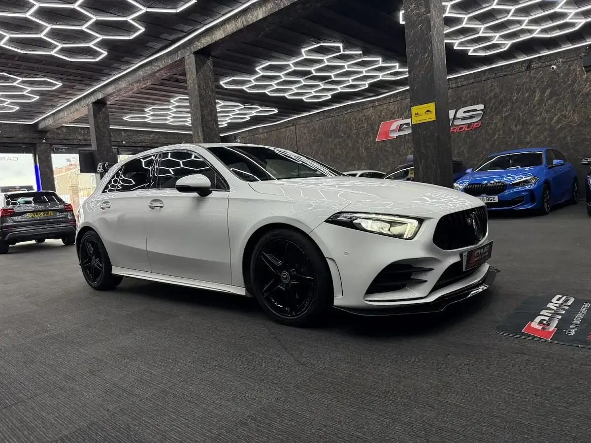 Used Mercedes A200 AMG Line Premium 2018 White Hatchback