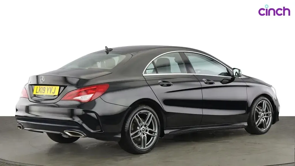 Used Mercedes CLA180 AMG line 2019 Black Coupe