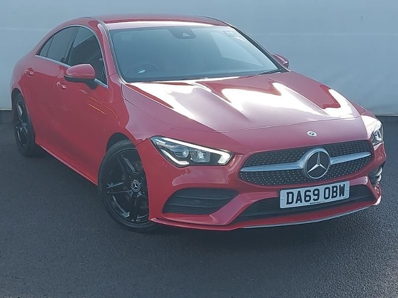 Used Mercedes CLA200 AMG line 163 HP (119 kW) 2019 Red Sedan