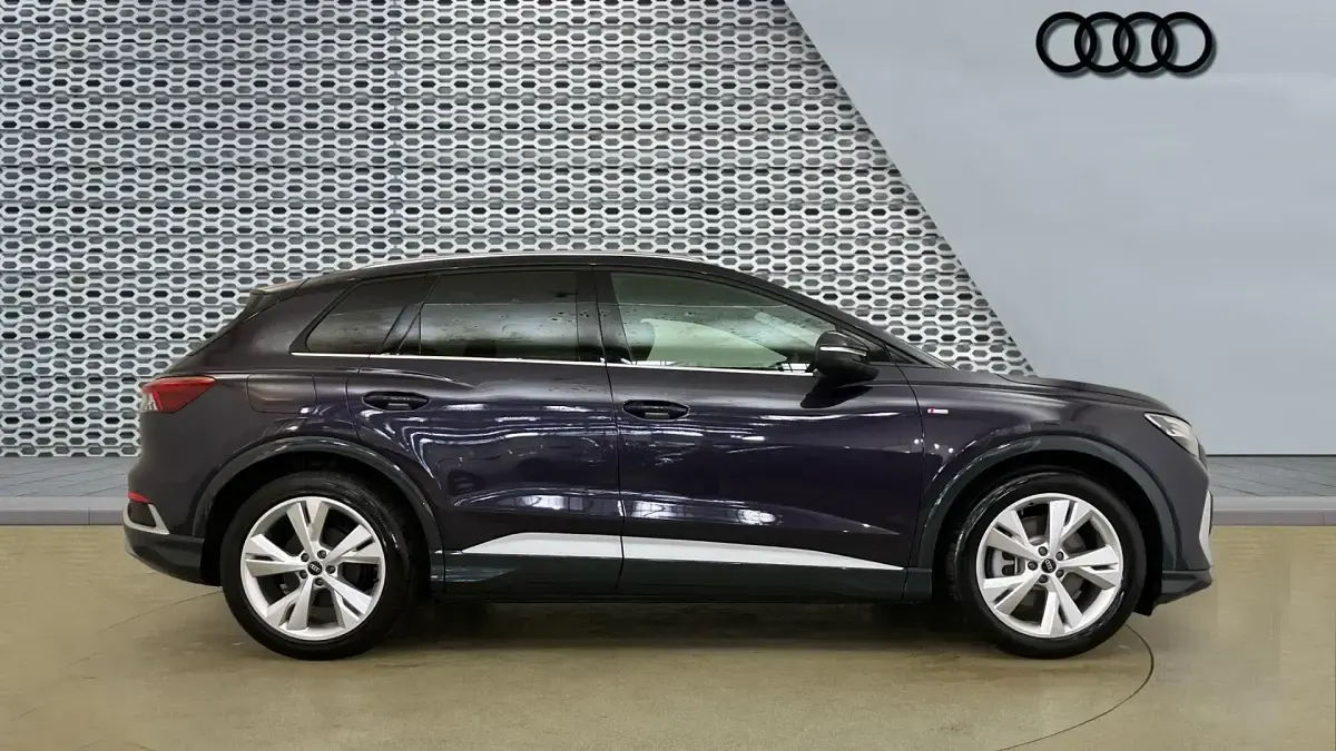 Used Audi Q4 e-tron S-Line 210 kW (286 HP) 2026 Aurora violet, metallic SUV