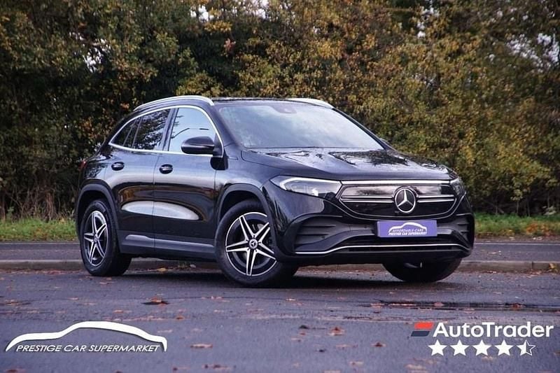 Black Used 2022 Mercedes EQA250+ AMG line SUV | £18,299 (Fair price) - Image 1/4