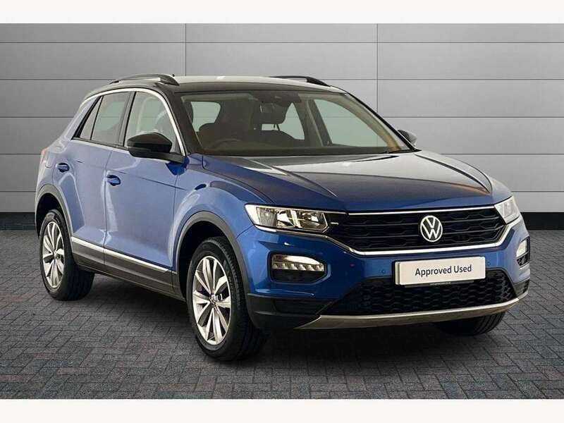 Blue Used 2021 VW T-Roc Design SUV | £18,990 (Fair price) - Image 1/4