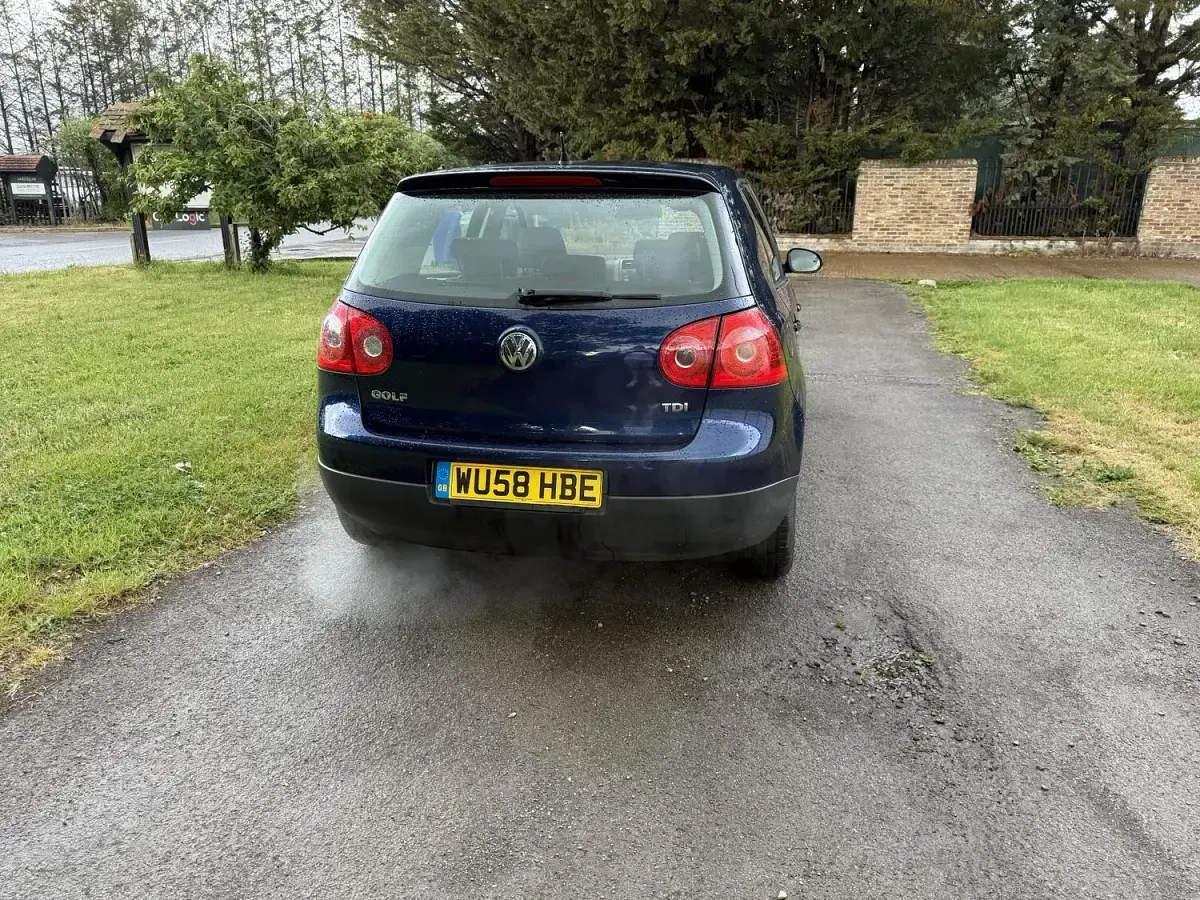 Used VW Golf VI Match 103 HP (75 kW) 2008 Blue Hatchback