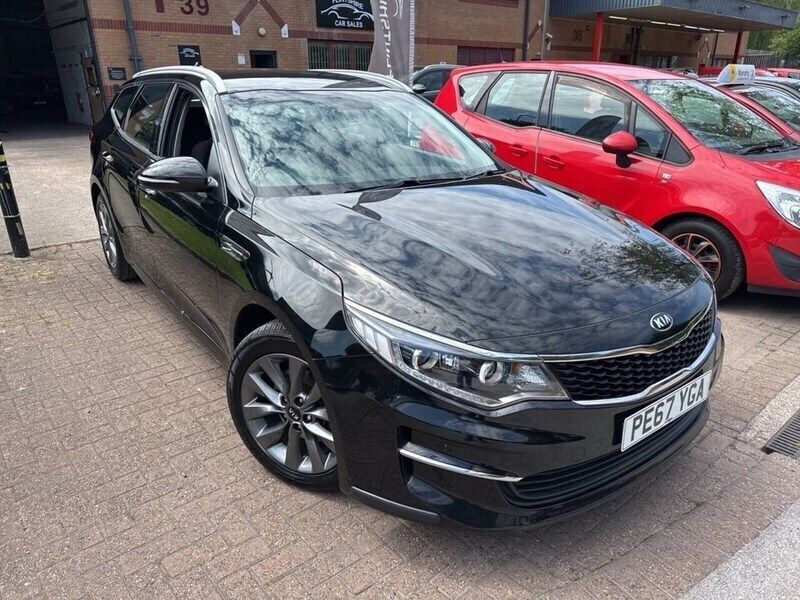 Black Used 2017 Kia Optima 2 Estate | £8,995 (Fair price) - Image 1/4