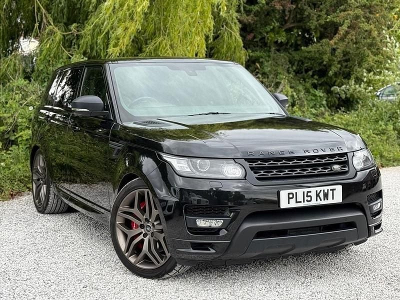 Black Used 2015 Land Rover Range Rover Sport Autobiography Dynamic SUV | £17,495 (Good price) - Image 1/4