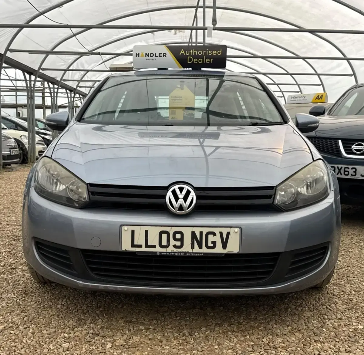 Used VW Golf VI S 100 HP (73 kW) 2009 Blue Hatchback