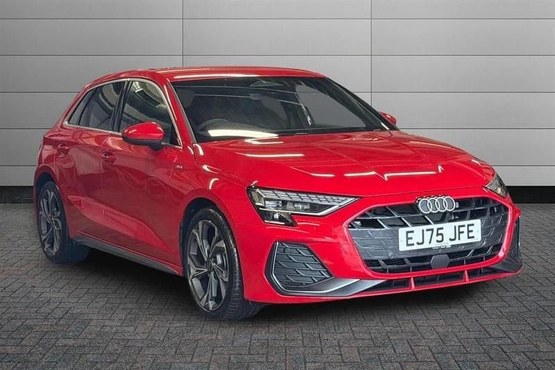 New Audi A3 S-Line 116 HP (85 kW) 2025 Progressive red