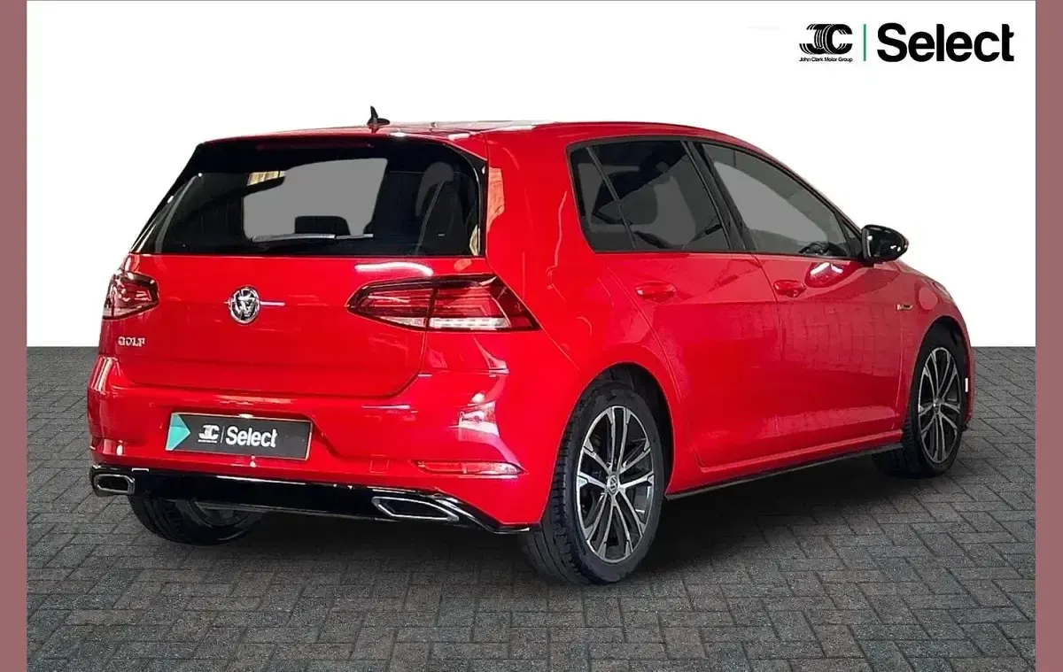 Used VW Golf VII R-line 147 HP (108 kW) 2019 Red Hatchback