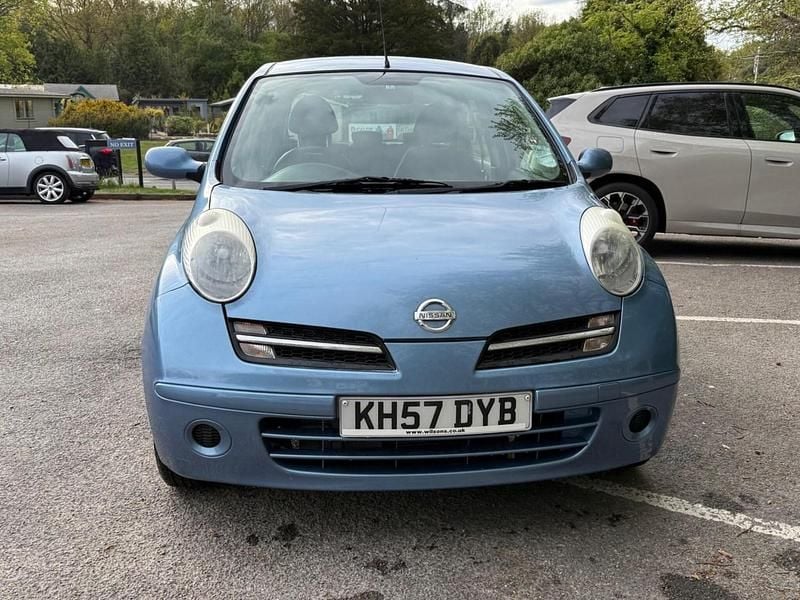 Begagnad Nissan Micra 79 HK (58 kW) 2007 Blå Halvkombi