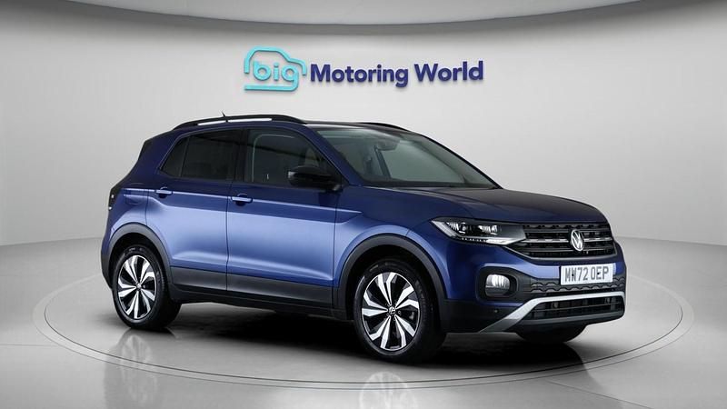 Used VW T-Cross Black Edition 108 HP (79 kW) 2022 Blue SUV