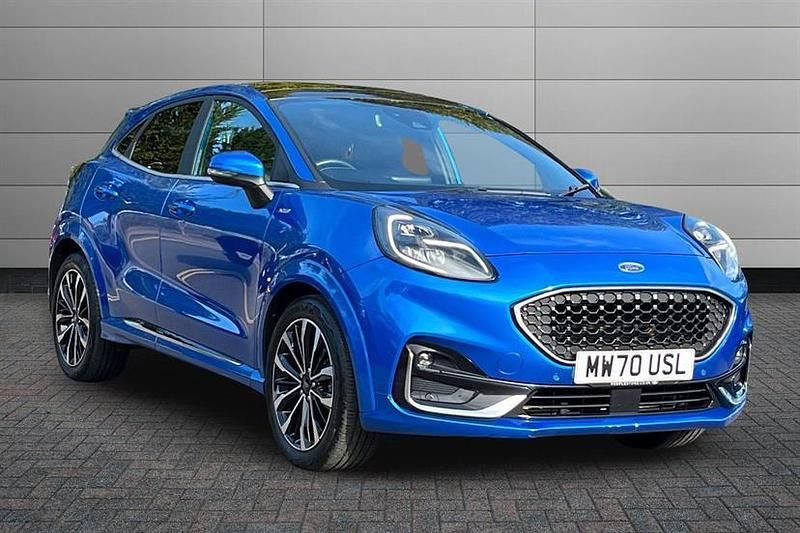 Desert island blue Used 2021 Ford Puma ST-Line Hatchback | £17,800 (Fair price) - Image 1/3