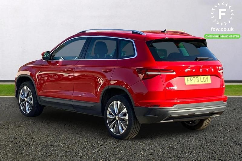 Used Skoda Karoq SE L 116 HP (85 kW) 2023 Red SUV