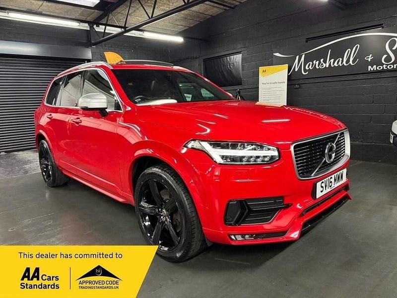 Red Used 2016 Volvo XC90 R-Design SUV | £22,999 (Fair price) - Image 1/3