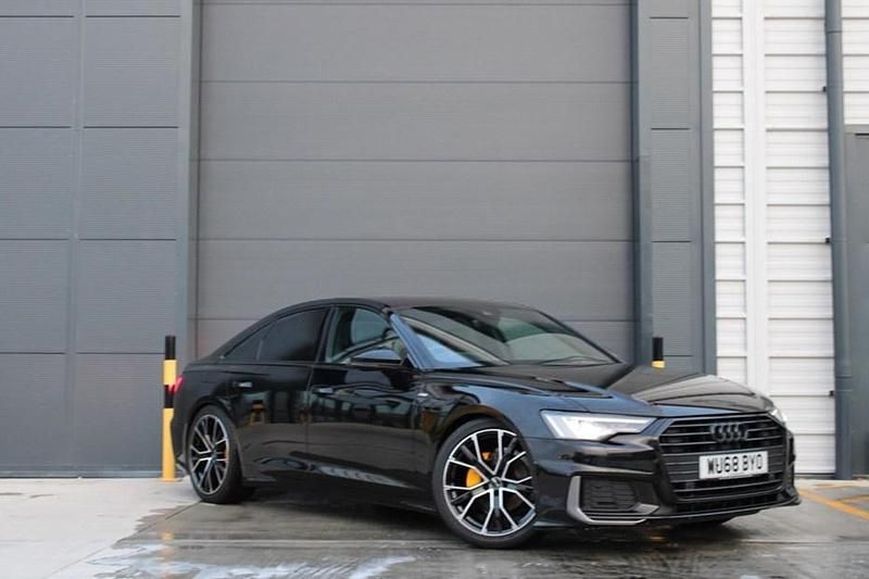 Used Audi A6 S-Line 204 HP (150 kW) 2018 Black Sedan