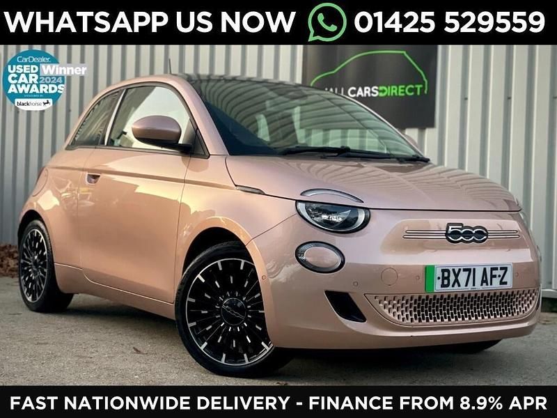 Gold Used 2021 Fiat 500e Icon Hatchback | £12,000 (Fair price) - Image 1/3