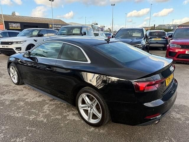 Used Audi A5 S-Line 150 HP (110 kW) 2018 Black Coupe