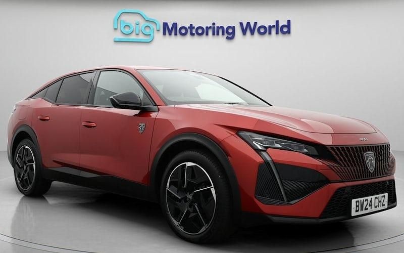 Red Used 2024 Peugeot 408 GT Sedan | £19,524 (Fair price) - Image 1/4