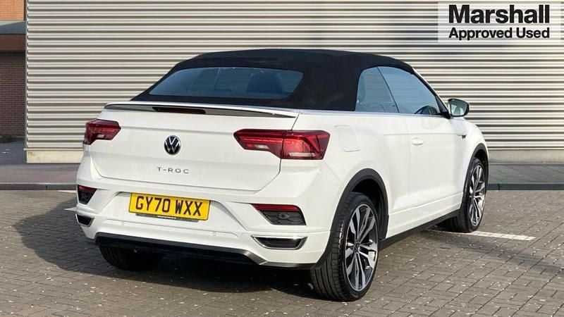 Used VW T-Roc R-line 150 HP (110 kW) 2020 White SUV