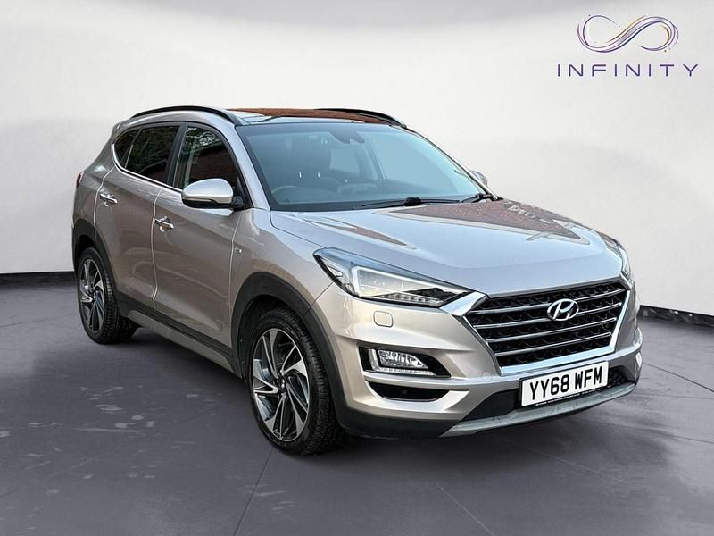 Beige Used 2018 Hyundai Tucson Premium SE SUV | £15,349 (Fair price) - Image 1/4