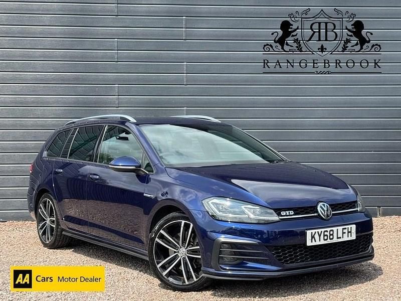 Blue Used 2018 VW Golf VII GTD Estate | £15,399 (Fair price) - Image 1/3