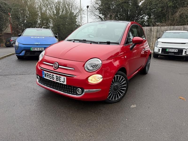 Used Fiat 500 Lounge 105 HP (77 kW) 2016 Red Hatchback