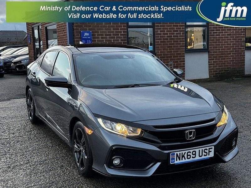 Grey Used 2019 Honda Civic EX Hatchback | £9,250 (Fair price) - Image 1/4