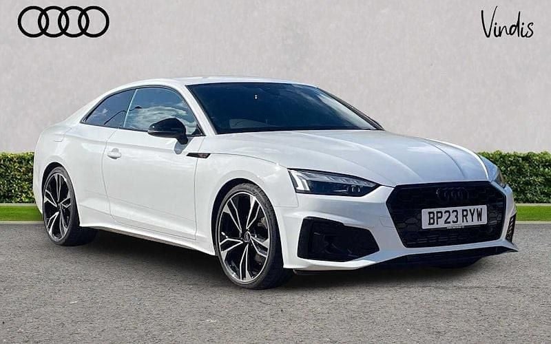 White Used 2023 Audi A5 Black Edition Coupe | £27,977 (Fair price) - Image 1/4